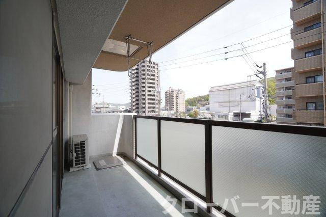 第2五福マンションのバルコニー