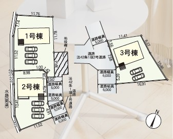 【その他】 | クレイドルガーデン甲斐市志田第2　1号棟 | 区画図