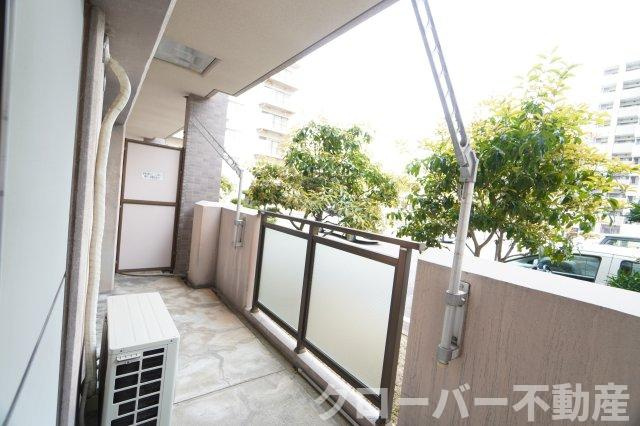 第3五福マンションのバルコニー