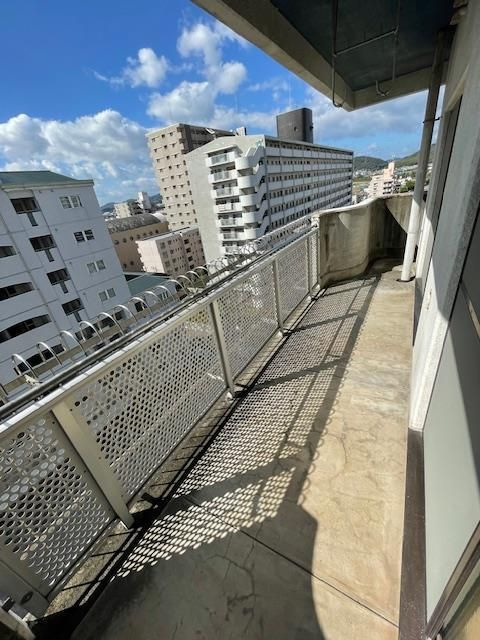 メゾン花北のバルコニー