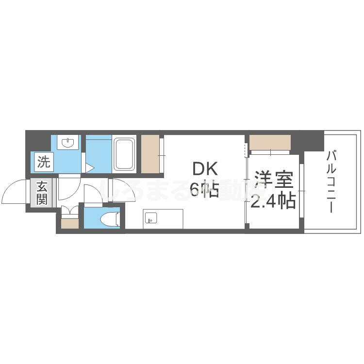セレニテ難波ミラク参番館の間取り