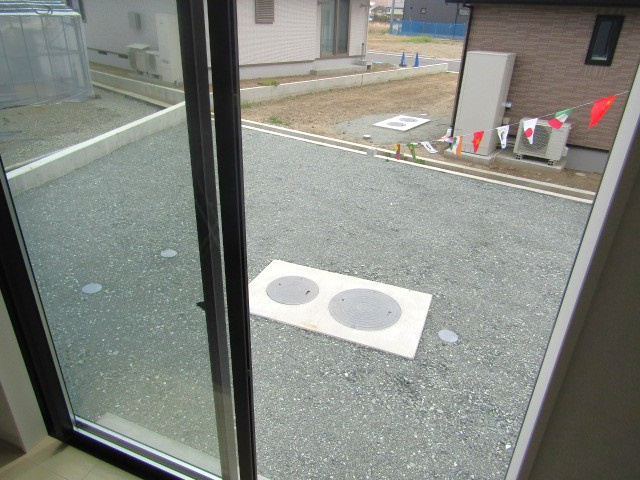 【庭】 | クレイドルガーデン甲斐市志田第2　3号棟 | お庭です