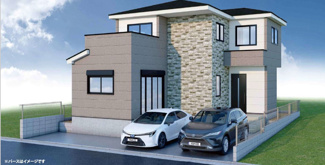 【外観パース】 | さいたま市西区中野林　新築戸建住宅