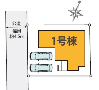 【区画図】 | さいたま市西区中野林　新築戸建住宅