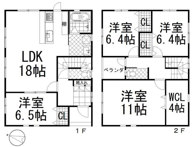 【間取り】 | 堺市北区野遠町（北八下小学校）