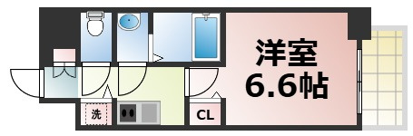 【間取り】 | セオリー大阪城サウスゲート　仲介手数料無料