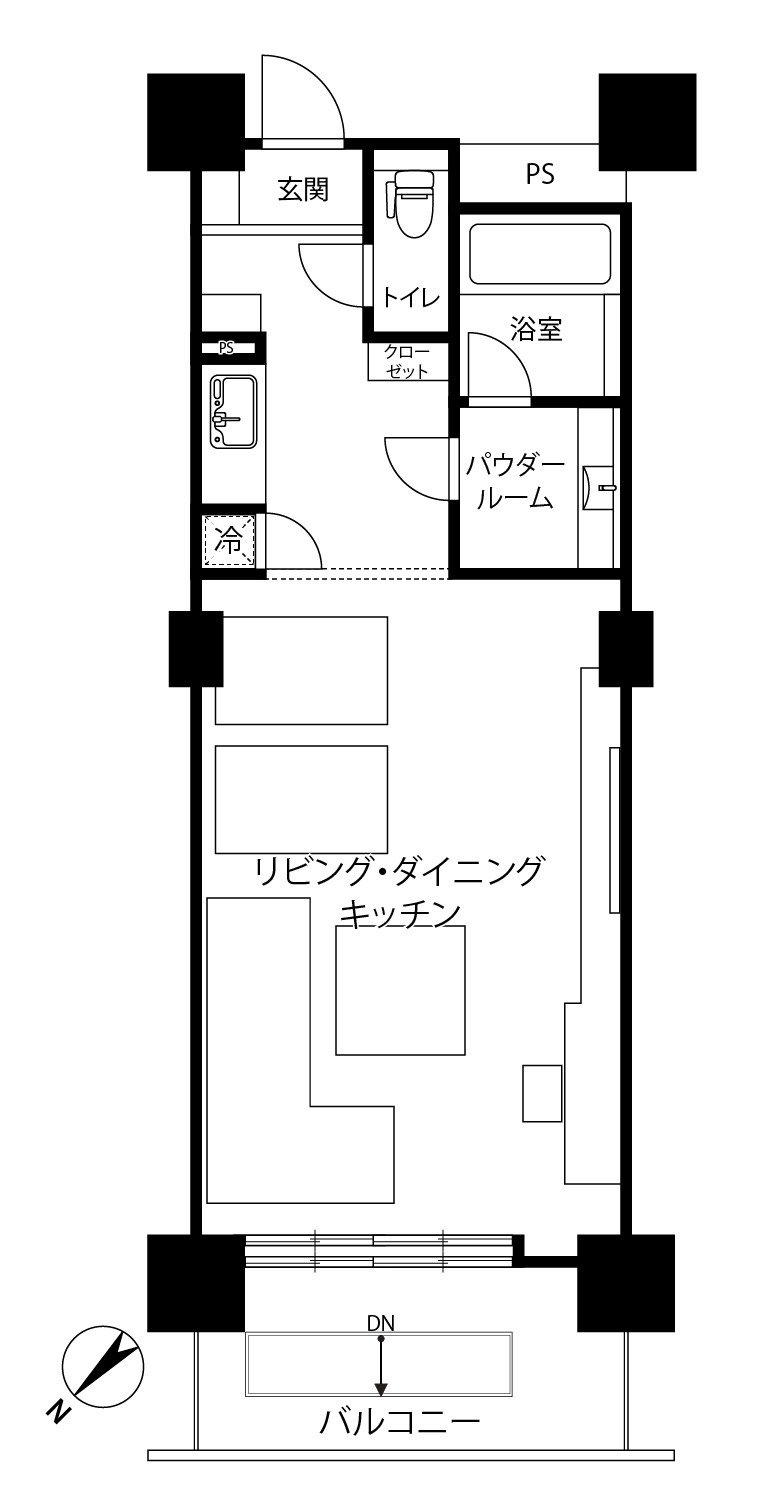 ストーリーライン瀬長島の間取り