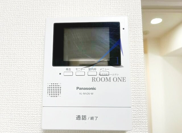 正栄プラザビルのセキュリティ|モニター付インターホンです。