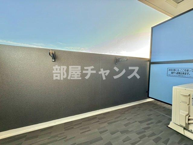 CREST TAPP金山のバルコニー