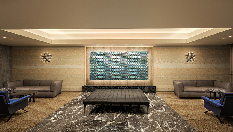 【2F：フィットネスルーム】ランニングマシンやフィットネスバイクなど
本格的なトレーニング機器を備えた上質な空間。