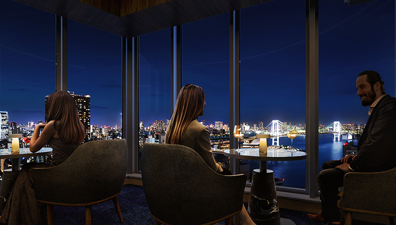 【29F：ゲストルーム】眺望を楽しみリラックスして過ごせる2スタイルのゲストルームをご用意。ご家族やご親戚、ご友人と特別な時間を過ごすことができます。