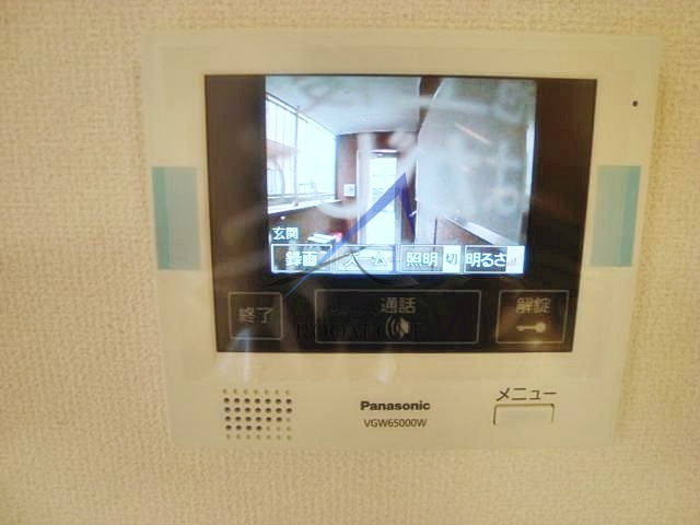 サンベルグ千年のセキュリティ|モニター付きインターホンです。