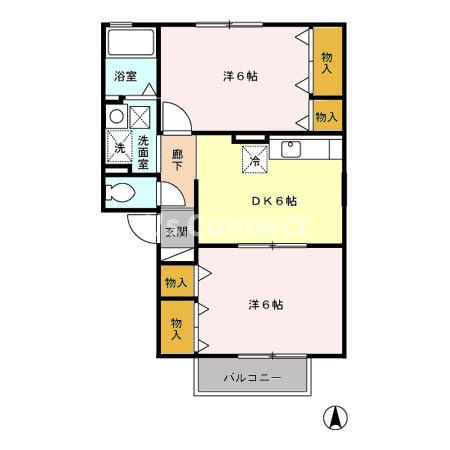 【間取り】 | コーポエスポワール