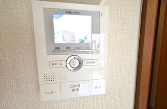 【セキュリティ】 | 延沢戸建て　C棟 | モニター付きインターホンです