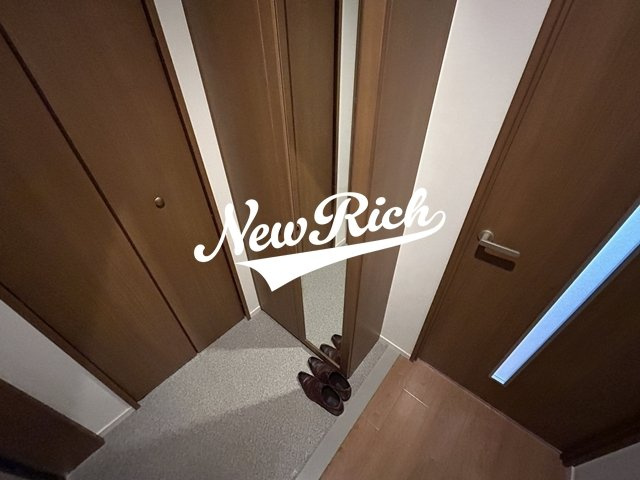 高崎市下之城町のアパートの玄関