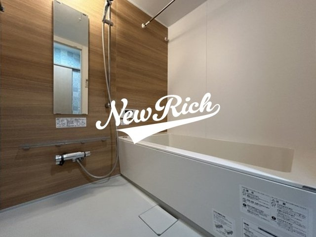 高崎市江木町のアパートの浴室