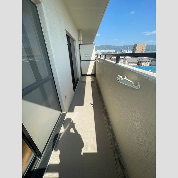 メゾン菱江のバルコニー