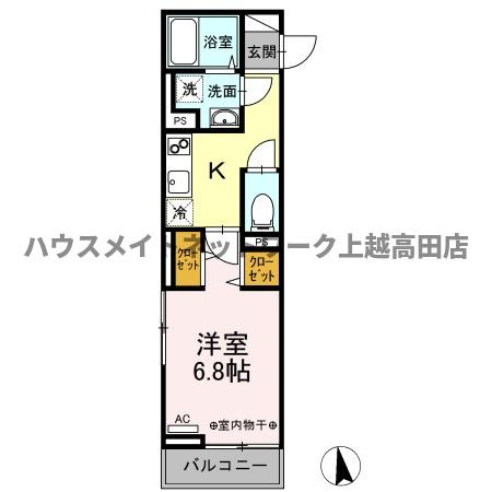 リナーシェ Ａの間取り|間取図