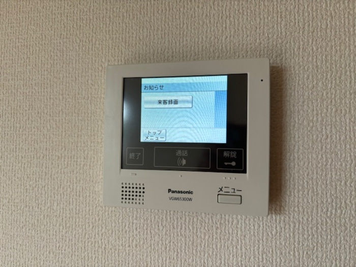 パークハイム上津のセキュリティ|TVモニター付きで安心です☆