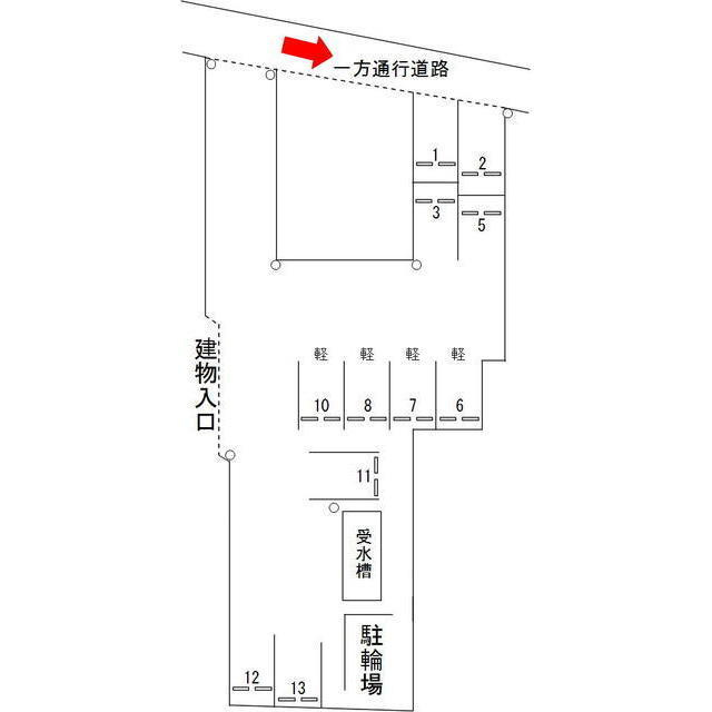 岐阜市清住町３丁目の駐車場の駐車場