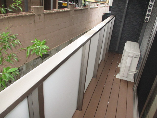 ヴィアソーレ・べレオのバルコニー