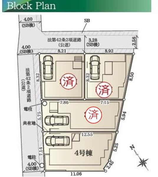 横浜市南区大岡１丁目の新築一戸建の区画図|住環境良好の立地！
