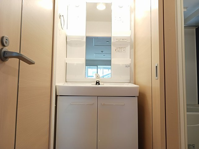 エヌヴィラージュの洗面所|広い洗面スペース