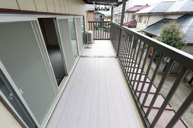 八幡町戸建てのバルコニー