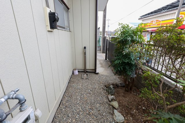 八幡町戸建ての庭