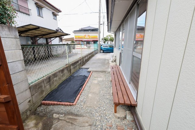 八幡町戸建ての庭