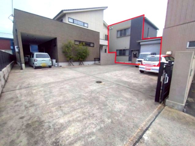 中畑町　倉庫付貸事務所
