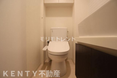 【トイレ】 | カスタリア戸越駅前 | シンプルで使いやすいトイレです