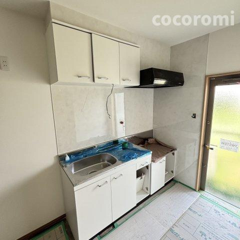 堂山車庫付き貸家のキッチン