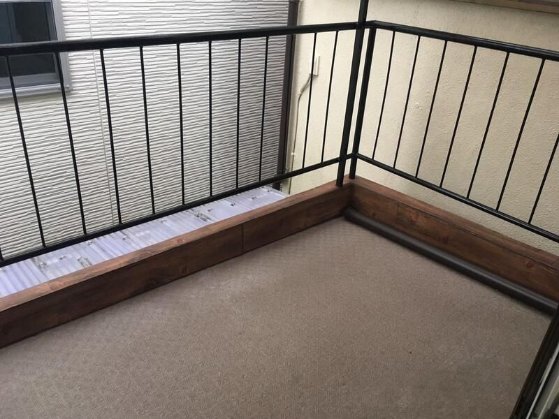 松ヶ丘町戸建のバルコニー