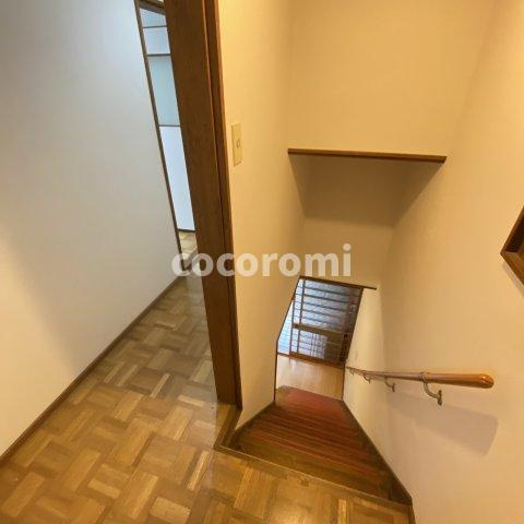 田井町貸家の玄関