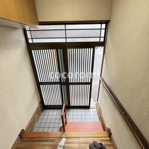 門真市新橋町貸家の玄関