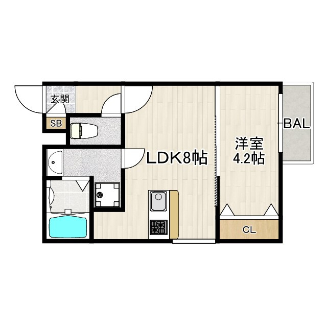 Le Calmeの間取り