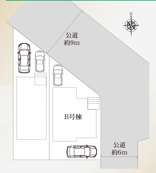 【区画図】 | 綾瀬市小園南2丁目 新築戸建て 全2棟【仲介手数料無料】 | 【仲介手数料無料でご紹介可能です】大樹不動産