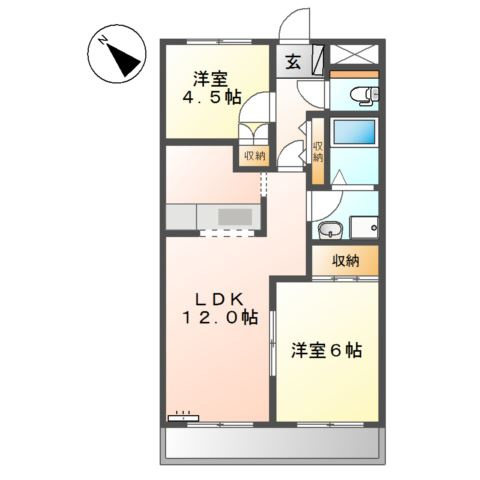 ビエント小机の間取り