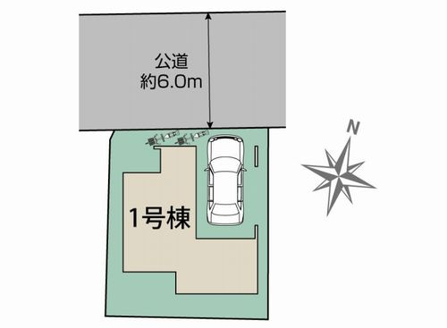 【区画図】 | 【仲介手数料０円】相模原市中央区千代田6丁目　新築一戸建て | 相模原市中央区千代田6丁目　新築一戸建て