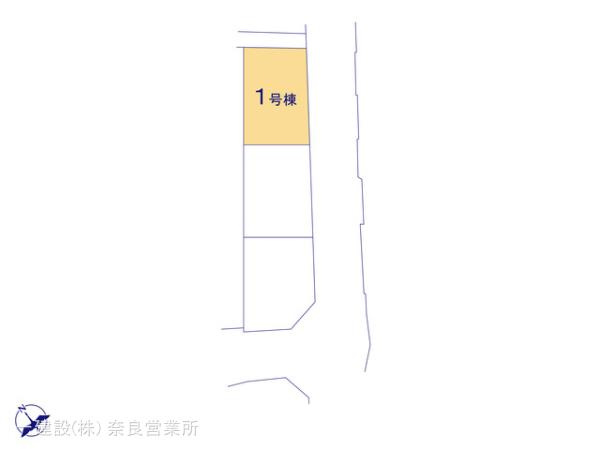 【区画図】 | 亀岡　篠町篠上西裏　新築一戸建
