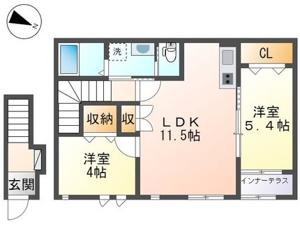 メゾン　ジョルジュの間取り