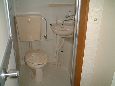 【トイレ】 | サンビレッジⅡB棟 | 風呂トイレ同室
