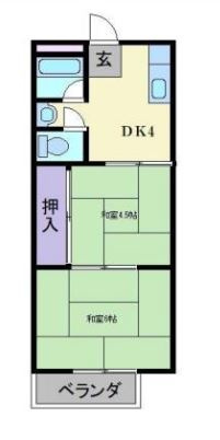 【間取り】 | ハイツ高倉台