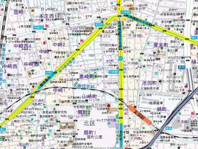 【地図】 | リセス大阪イースト