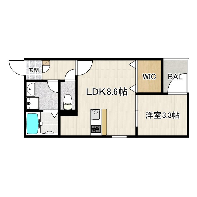 Le Calmeの間取り