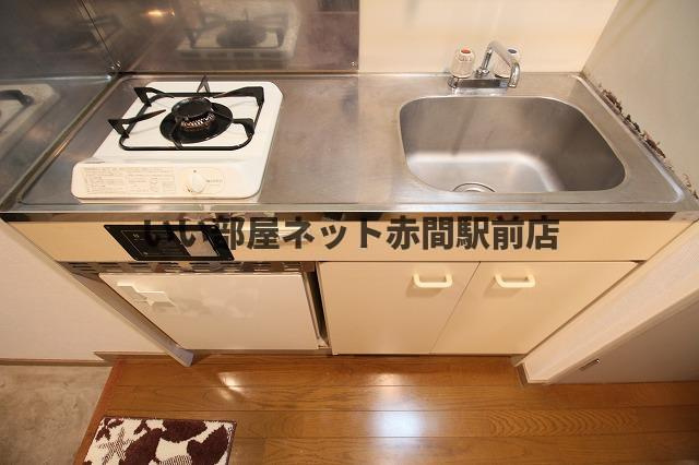 グランブルーアクアのキッチン|使いやすいキッチンです