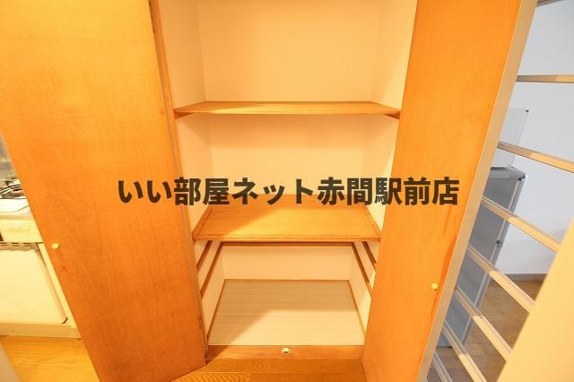 グランブルーアクアの収納|収納のためのスペースです