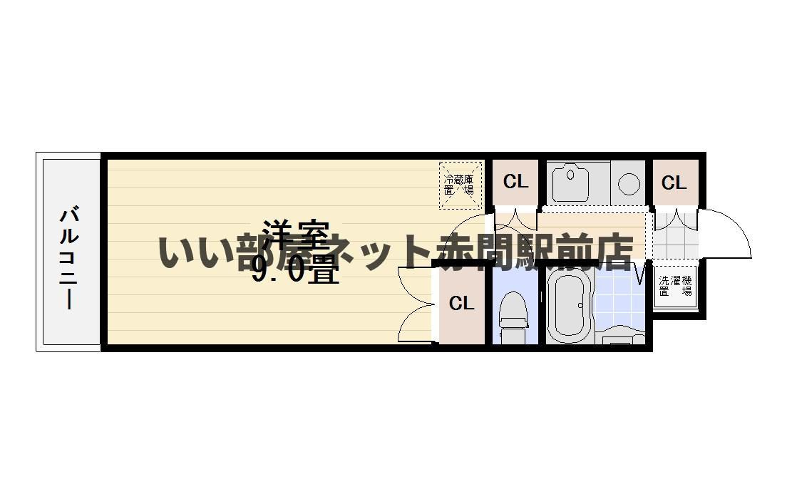 グランブルーアクアの間取り