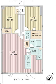 グランシティ湘南海岸マリナージュスクエアの間取り